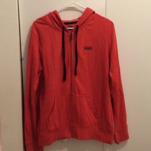 Vans zip up hoodie
